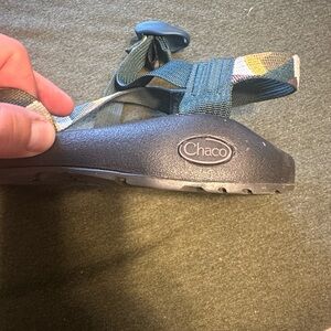 Chaco Kids Sandals - Teal and Multicolor